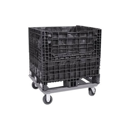 Lewisbins ORBIS Steel Dolly For Bulk Container - DKD3230 32x30 Footprint, 2 Swivel, 2 Rigid 5" Casters DKD3230-Dolly